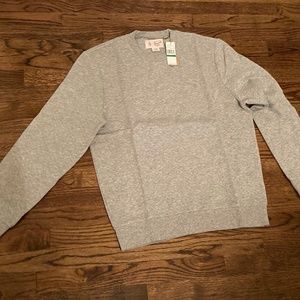 Original Penguin Grey Quilted Sweatshirt Size Large